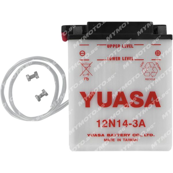 Акумулатор YUASA 12N14-3A - 12 V / 14 Ah с десен+