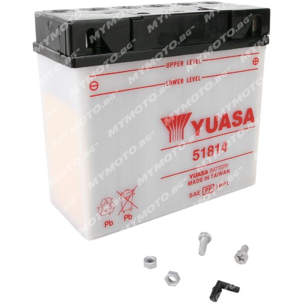 Акумулатор YUASA 51814 - 12 V / 19 Ah с десен+