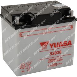 Акумулатор YUASA 53030 - 12 V / 30 AH с десен+