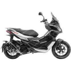 Ауспух цяла генерация LeoVince GP Corsa Evo BLK за Aprilia SR GT 125