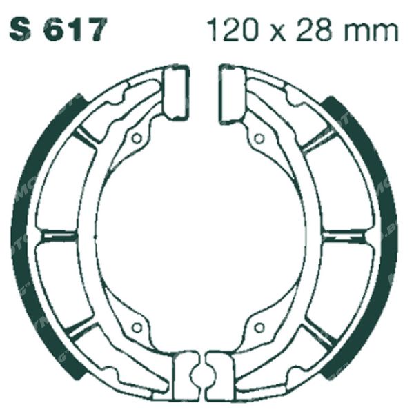 Челюсти EBC S617 - Органични