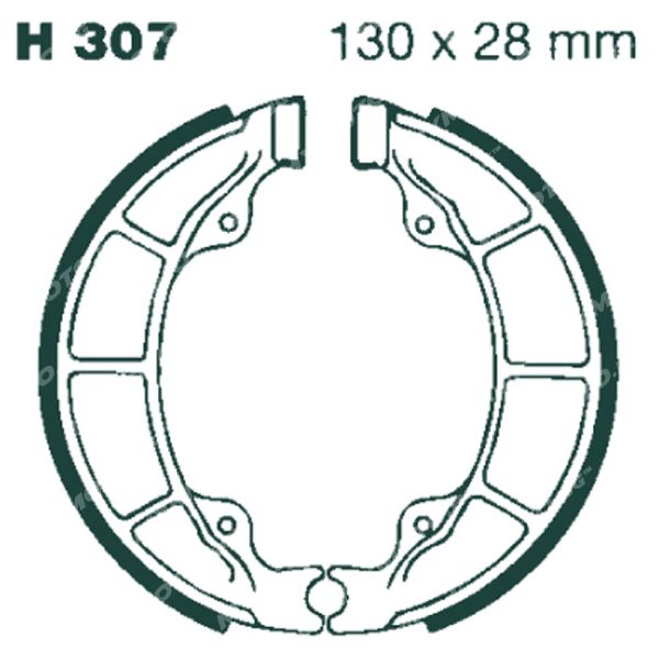 Челюсти EBC H307 - Органични