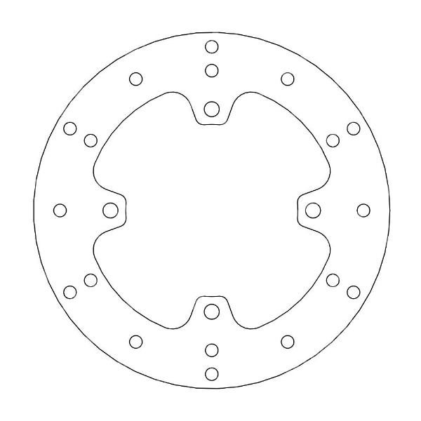 Заден спирачен диск MOTO-MASTER 110445