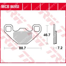 Синтеровани Накладки за Мотокрос TRW MCB869SI