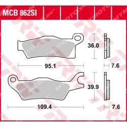 Синтеровани Накладки за Мотокрос TRW MCB862SI