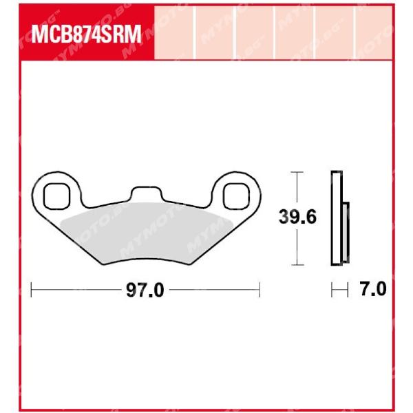 Синтеровани Накладки за Скутер TRW MCB874SRM