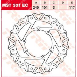 Преден спирачен диск TRW MST301EC