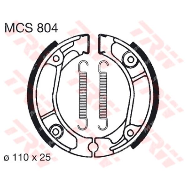 Челюсти TRW MCS804 - Органични