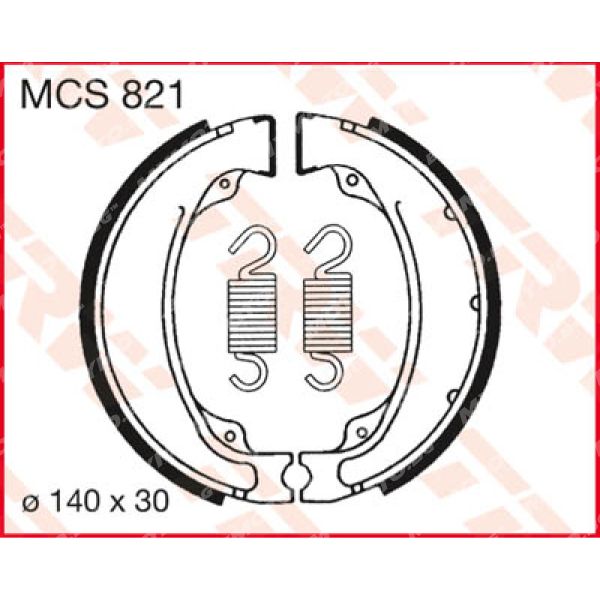 Челюсти TRW MCS821 - Органични