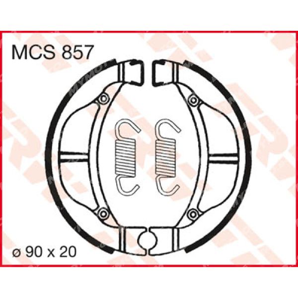 Челюсти TRW MCS857 - Органични