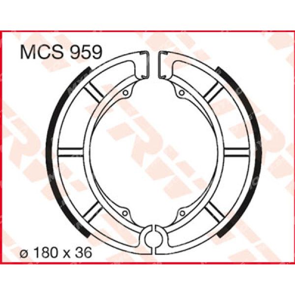 Челюсти TRW MCS959 - Органични