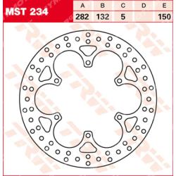 Преден спирачен диск TRW MST234