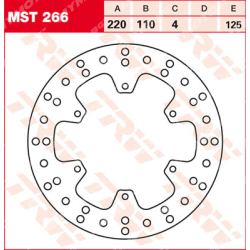 Заден спирачен диск TRW MST266