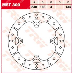 Преден спирачен диск TRW MST300