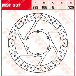 Преден спирачен диск TRW MST337