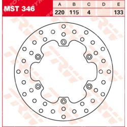 Заден спирачен диск TRW MST346