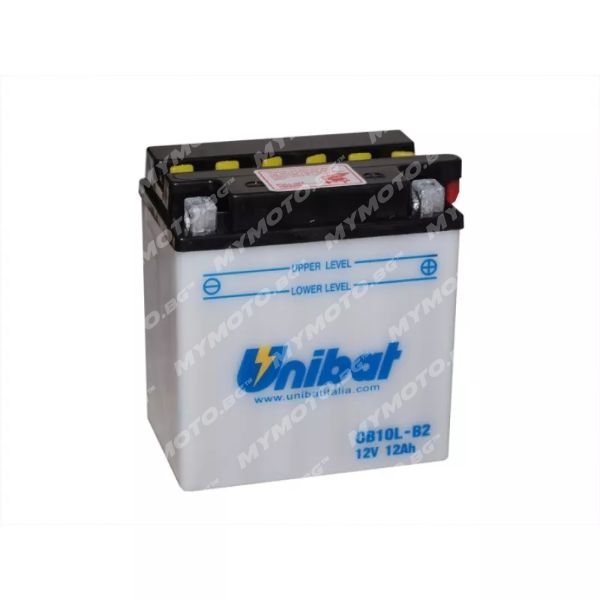 Акумулатор UNIBAT CB10L-B2 - 12 V / 12 Ah п. ток 160 A с десен+